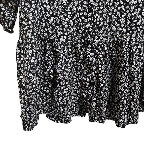 Zara girls floral button front dress size 11/12 - Picture 4 of 8